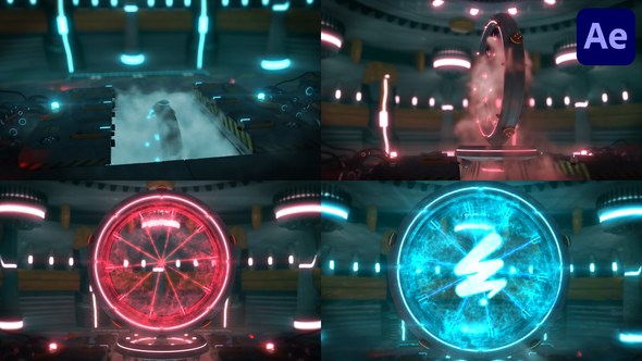 Videohive Portal Of Light for After Effects Openers template preview