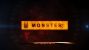 Monster Broadcast Package Video Displays template preview