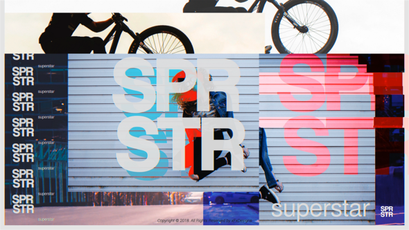 Videohive Superstar Video Displays template preview