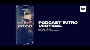 Videohive Vertical Podcast Intro Openers template preview