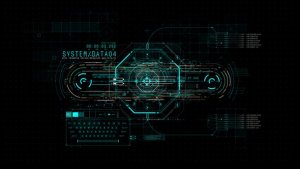 Videohive HUD Info System 4 Elements template preview