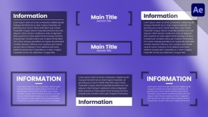Videohive Text Box Elements template preview