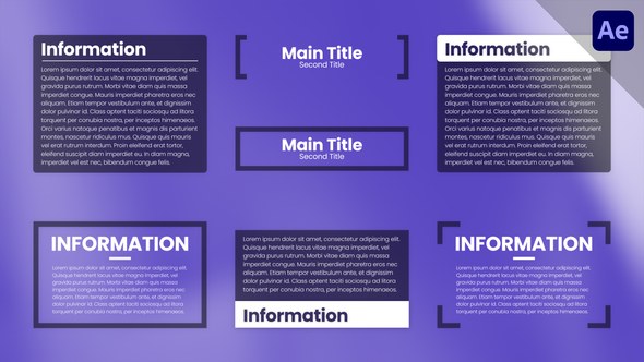 Videohive Text Box Elements template preview