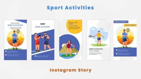 Videohive Ground Sport Activities Instagram Story