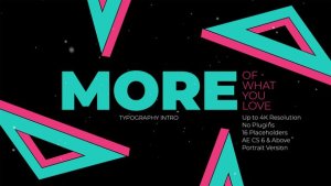 Videohive Do More Kinetic Typography Openers template preview