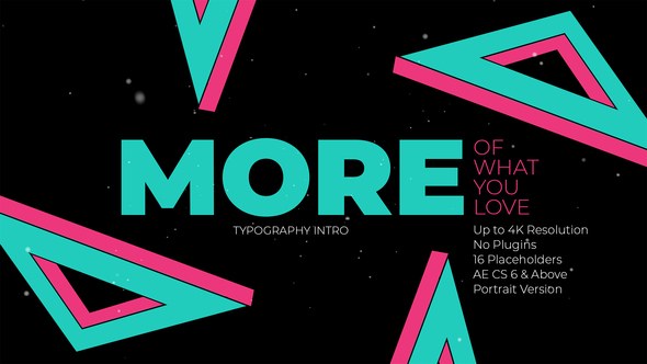 Videohive Do More Kinetic Typography Openers template preview