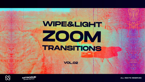 Videohive Wipe and Light Zoom Transitions Vol. 02 Elements template preview