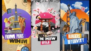 Videohive Travel Collage Stories Openers template preview