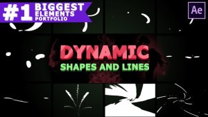 Dynamic Shapes and Lines | After Effects Video Displays template preview