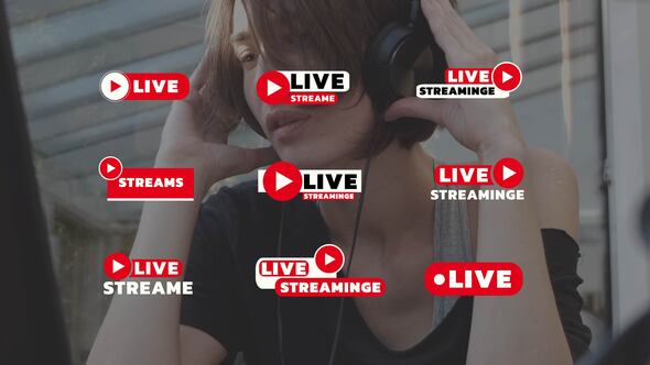 Videohive Live Streaming Titles | After Effects Titles template preview