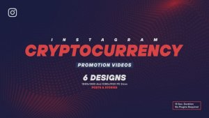 Videohive Cryptocurrency Instagram Product Promo template preview