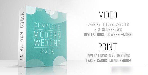 Complete Modern Wedding Pack - Videohive