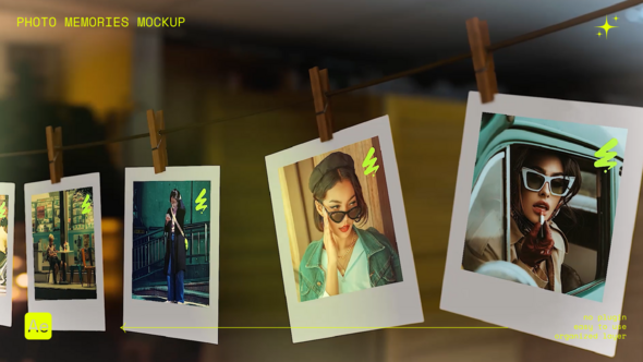Videohive Photo Memories Mockup Video Displays template preview