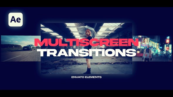 Videohive Multiscreen Transitions 57628561 Elements template preview
