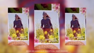 Videohive Vertical Romantic Spring 60172340 Video Displays template preview