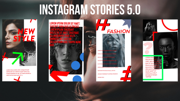 Videohive Instagram Stories 5.0 | AE Titles template preview