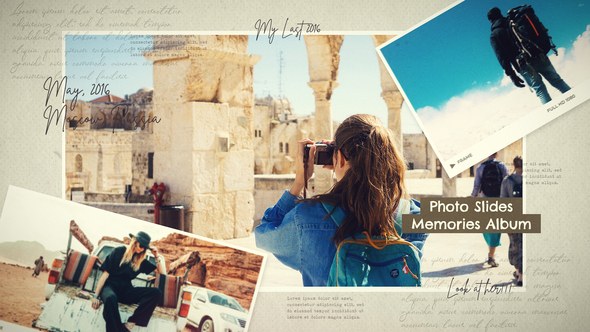 Videohive Photo Memories Slideshow Video Displays template preview