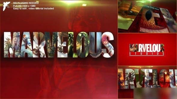 Videohive Marvelous Logo Logo Stings template preview