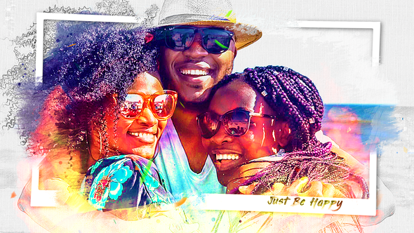 Videohive Just Be Happy Openers template preview