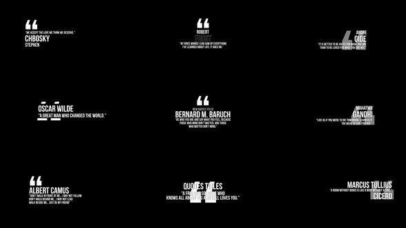 Videohive New Quotes | After Effects Titles template preview