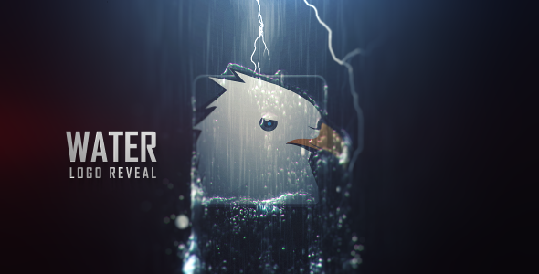 Water Logo Reveal Video Displays template preview