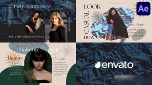 Videohive Trendy Texture Slideshow for After Effects Openers template preview