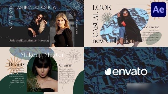 Videohive Trendy Texture Slideshow for After Effects Openers template preview