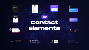 Videohive Contact Elements Elements template preview