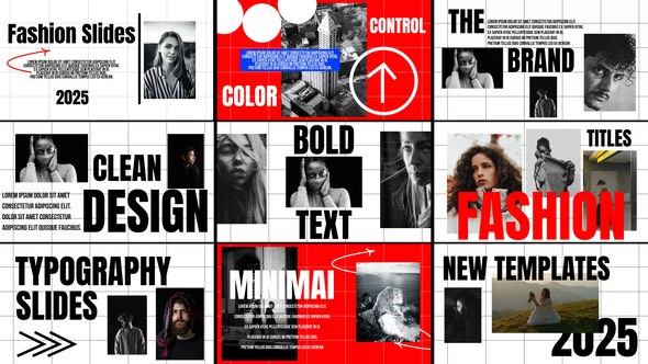 Videohive Typography Slides | After Effects 59359657 Titles template preview