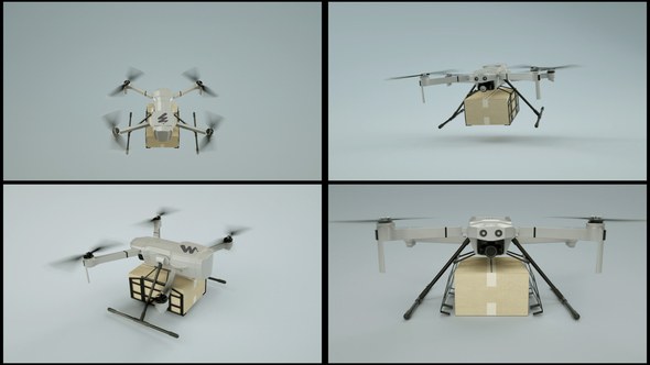 Videohive Drone Logo 58006277 Openers template preview