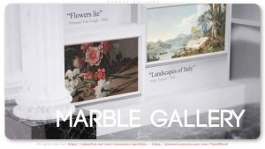 Videohive Marble Gallery Video Displays template preview
