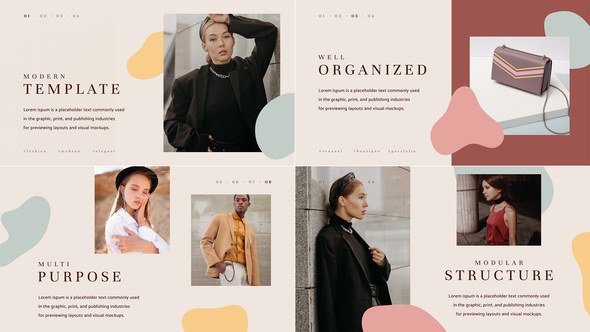Videohive Fashion - Modern Presentation Video Displays template preview