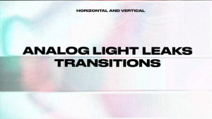 Videohive Analog Light Leaks Transitions Elements template preview