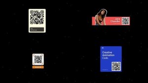 Videohive QR Code Titles template preview