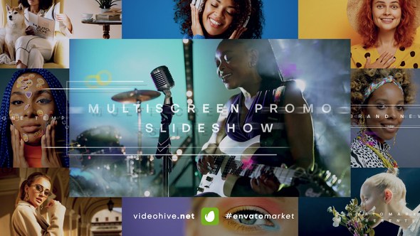 Videohive Multiscreen Promo Slideshow Video Displays template preview