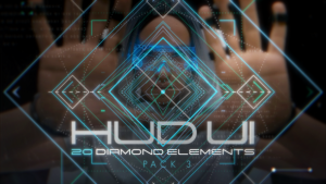 Videohive Hud UI Diamond Elements - Pack 3 Elements template preview