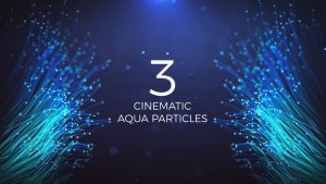Videohive Cinematic Aqua Particles 3 Titles template preview