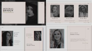Videohive Minimal Design Presentation Video Displays template preview