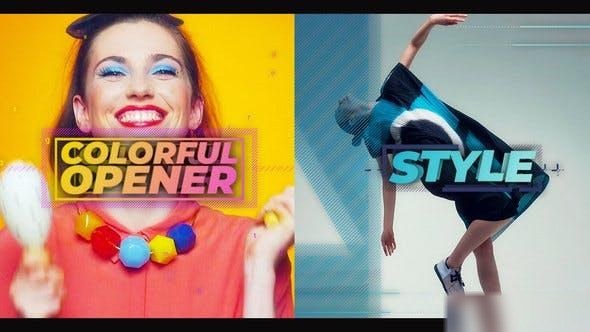 Videohive Colorful opener 21634457 Openers template preview