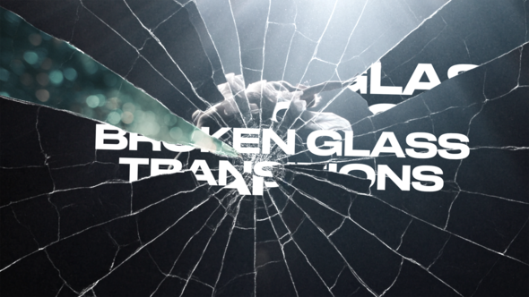 Videohive Broken Glass Transitions 60719646 Elements template preview