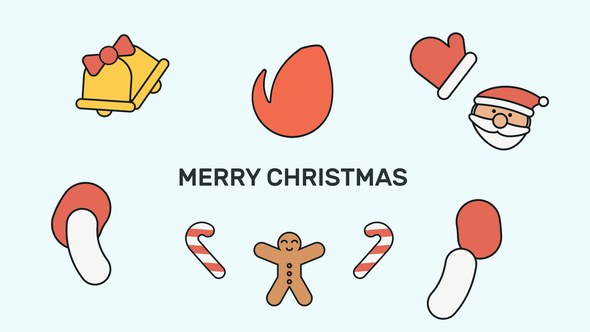 Christmas Logo Video Displays template preview