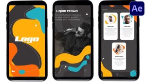 Videohive Liquid Promo Stories Slideshow | After Effects Elements template preview