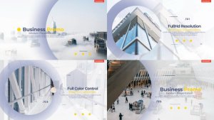 Business Promo Video Displays template preview