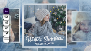 Christmas Slideshow  AE Video Displays template preview