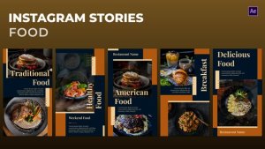 Videohive Food Instagram Stories 46781342 Product Promo template preview