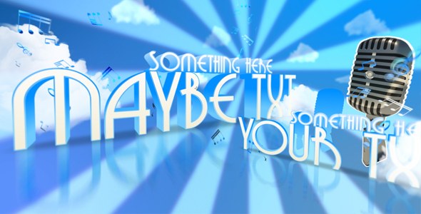 Videohive Retro dancing typography presentation Video Displays template preview