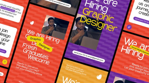 Videohive Job Hiring Instagram Story Pack Product Promo template preview