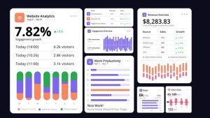 Videohive Row & Column Bar Chart infographic Logo Stings template preview