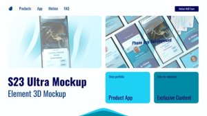 Videohive Mobile Mockup Android Product Promo template preview
