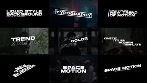 Videohive Kinetic Titles | After Effects 38214997 Titles template preview